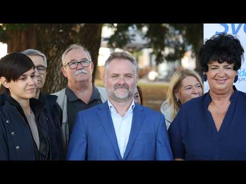 Andrej Matvoz na javni predstavitvi kandidature; predogled videa Večera
